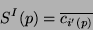 \begin{displaymath}
S^I(p) = \overline{c_{i'(p)}}
\end{displaymath}